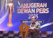 Hadiri Anugerah Dewan Pers 2025, Gubernur Pramono Anung Tegaskan Komitmen Jaga Kemerdekaan Pers