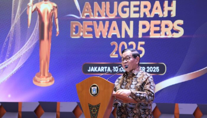 Hadiri Anugerah Dewan Pers 2025, Gubernur Pramono Anung Tegaskan Komitmen Jaga Kemerdekaan Pers