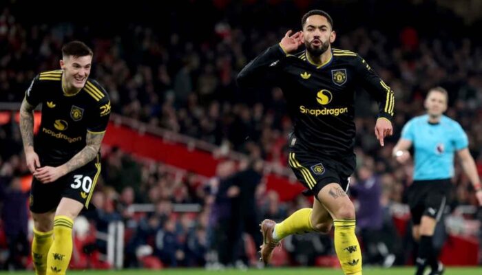 Gol Cunha di Menit Akhir Bungkam Emirates, MU Tekuk Arsenal 3-2 dalam Drama Lima Go