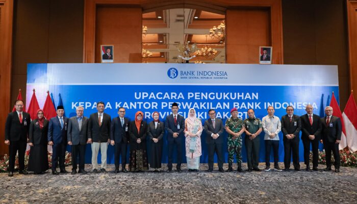 Hadiri Pengukuhan Kepala BI Jakarta, Gubernur Pramono Dorong Digitalisasi Pasar dan Ekonomi Digital DKI