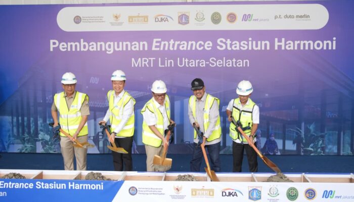Groundbreaking Stasiun Harmoni Dimulai, Pramono Anung: Jakarta Siapkan Simpul Transportasi Super Sibuk