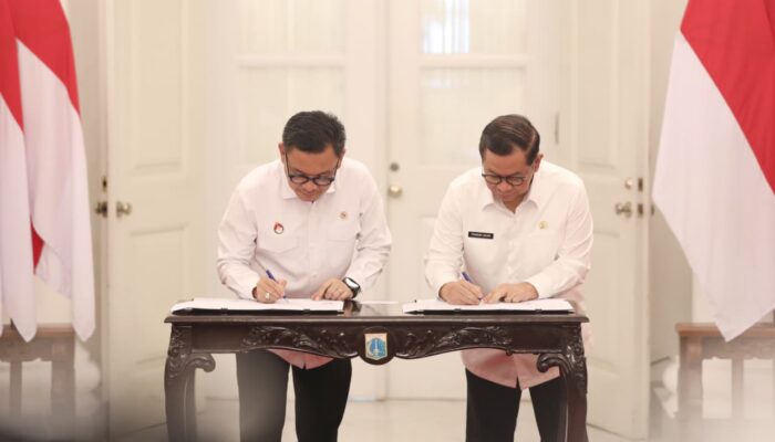 Perkuat Wawasan Kebangsaan Jakarta, Gubernur Pramono Teken Nota Kesepakatan dengan Lemhannas RI