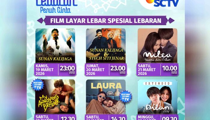 Lebaran 2026 di SCTV & MOJI: Deretan Film Perdana hingga Superhero Indonesia Siap Bikin Momen Keluarga Makin Hangat