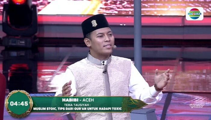 Habibi Aceh Puncaki AKSI 2026 Top 12, Tausiyah Soal Orang Toxic Bikin Juri Terpukau
