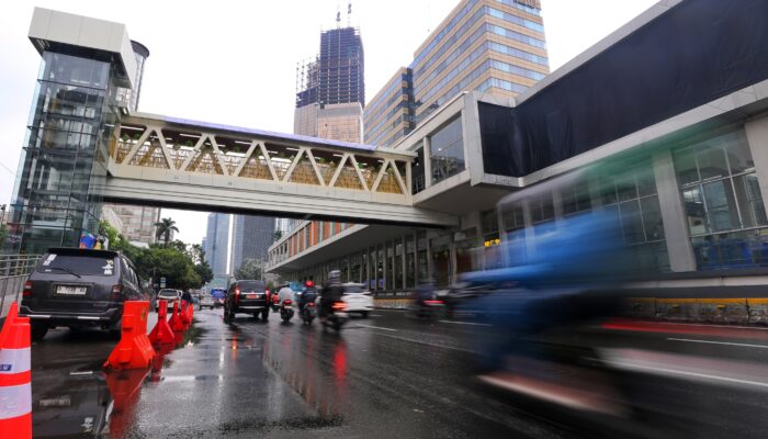 Revitalisasi JPO Sarinah Resmi Dibuka, Pramono Anung Janjikan Trotoar Lebih Lebar dan Akses Ramah Disabilitas