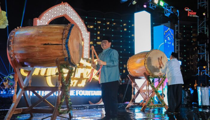 Meriah! 1.000 Bedug Gema di Bundaran HI, Gubernur Pramono Gaungkan Semangat Kebersamaan Sambut Idulfitri