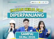 Pendaftaran ITPLN Diperpanjang! Peluang Kuliah Ikatan Kerja hingga 4 Mei 2026, Langsung Terhubung ke Dunia Industri