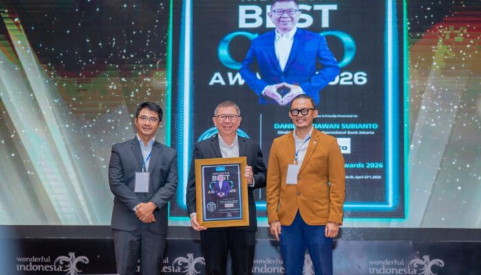 Dua Penghargaan Bergengsi Sekaligus! Bank Jakarta Sabet Best CEO & COO 2026 di Tengah Akselerasi Transformasi Digital