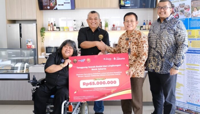 Bank Jakarta Tebar Dampak Nyata di Usia ke-65: Bantuan untuk Disabilitas Dorong Kemandirian Ekonomi Inklusif