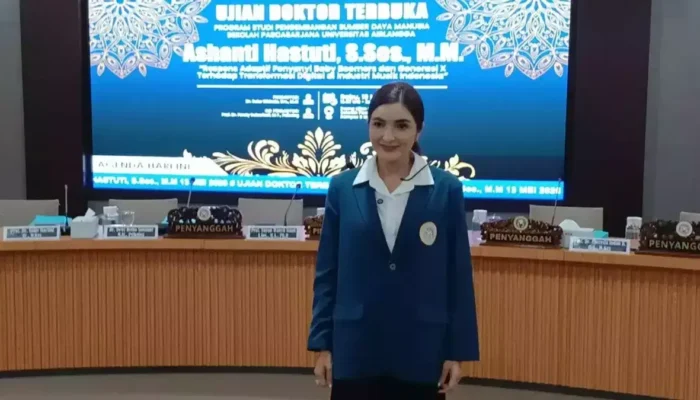 Empat Kali Ditolak, Ashanty Akhirnya Raih Gelar Doktor di Unair dengan Disertasi tentang Transformasi Digital Musik