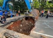 Jalan Raya Lenteng Agung Amblas, Dinas SDA DKI Bergerak Cepat! Perbaikan Darurat Dimulai Malam Ini