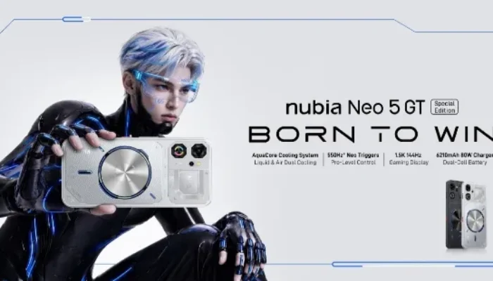 nubia Neo 5 GT SE Hadir, Usung Pendingin Aktif Pertama di Kelas
