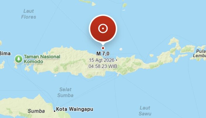 Gempa M 7,7 Guncang NTT, Tsunami Terdeteksi di 7 Wilayah