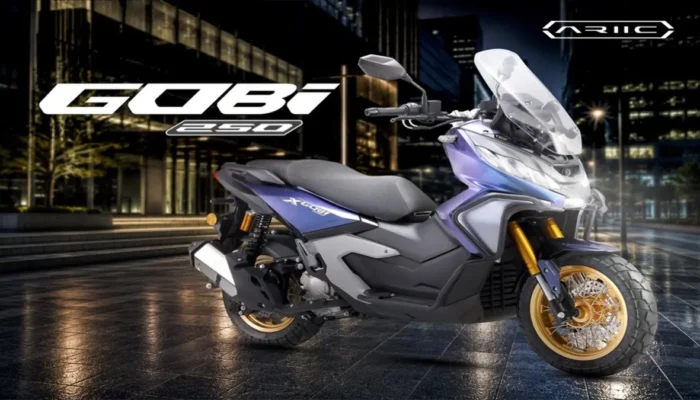 ARIIC GOBI 250 Meluncur, Skuter Adventure Penuh Fitur
