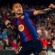 Barcelona Hancurkan Racing 7-2, Raphinha Cetak Hattrick