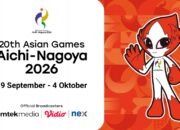 Asian Games 2026 Tayang di Vidio dan Nex, Ini Jadwalnya